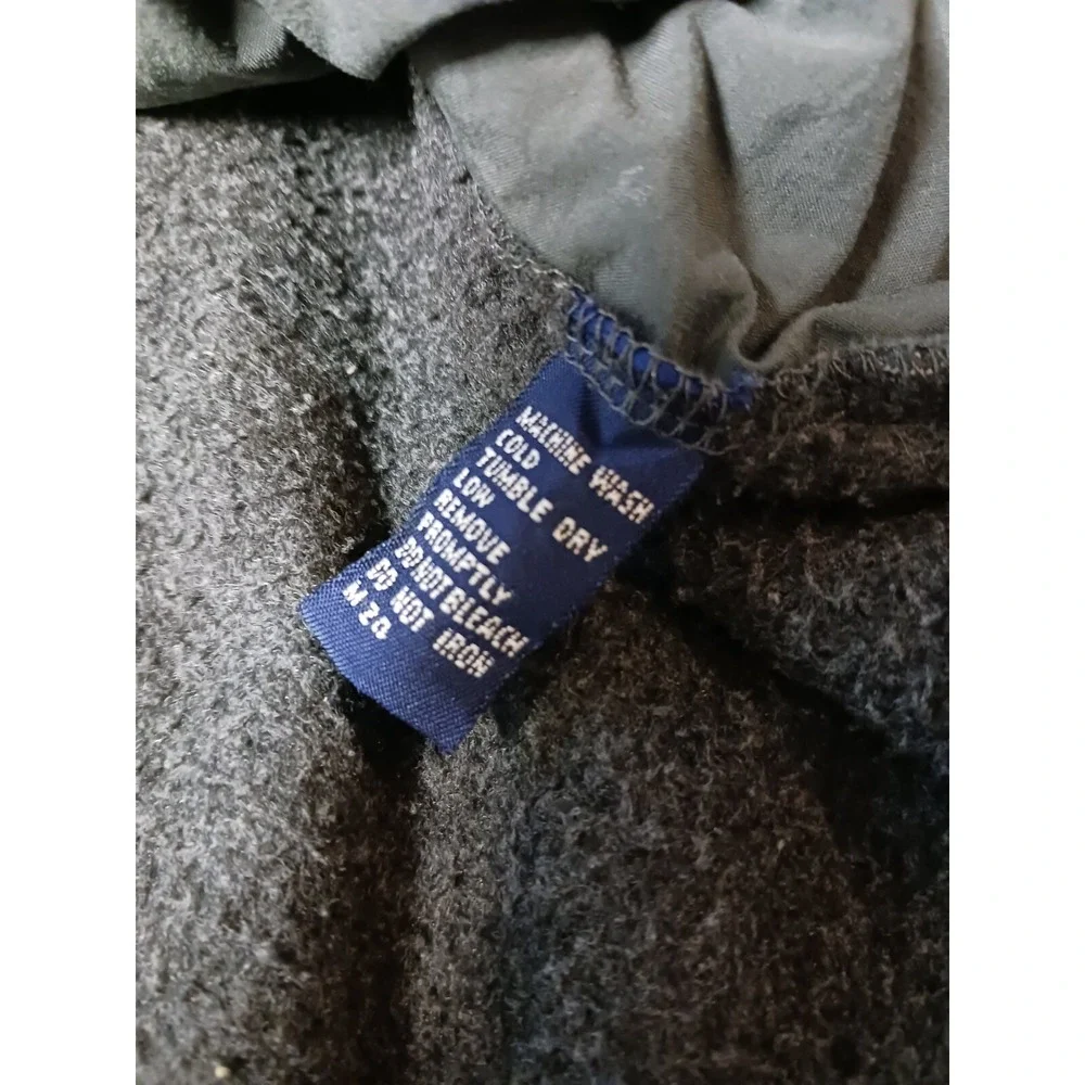 Vintage Gap Arctic Light ¼ Snap Up Fleece Pullover Sweatshirt Mens Large Gray